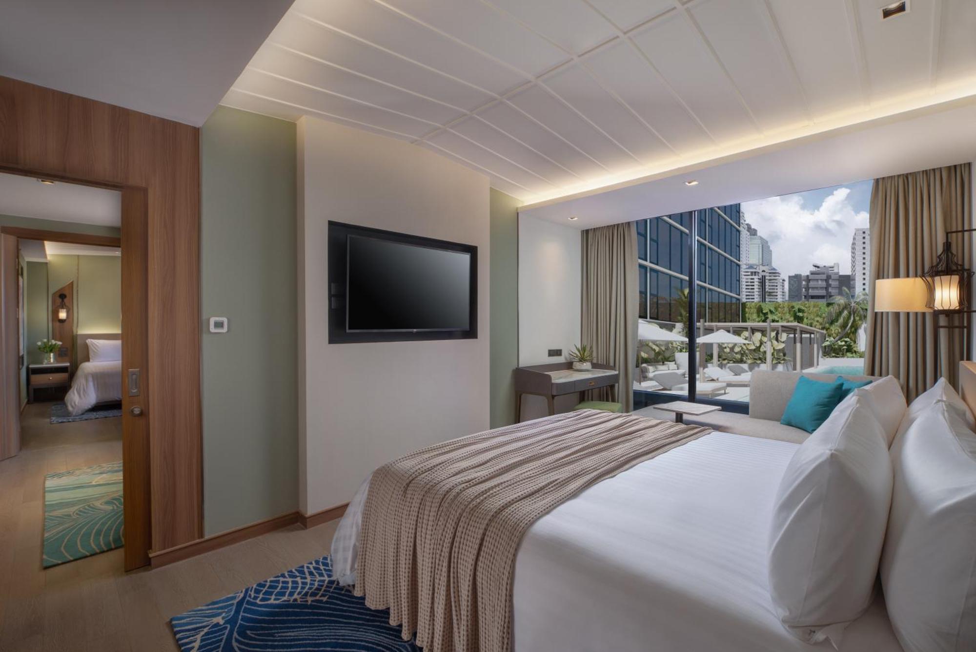 Nysa Hotel Bangkok Sukhumvit 11 Kültér fotó A bedroom at the hotel